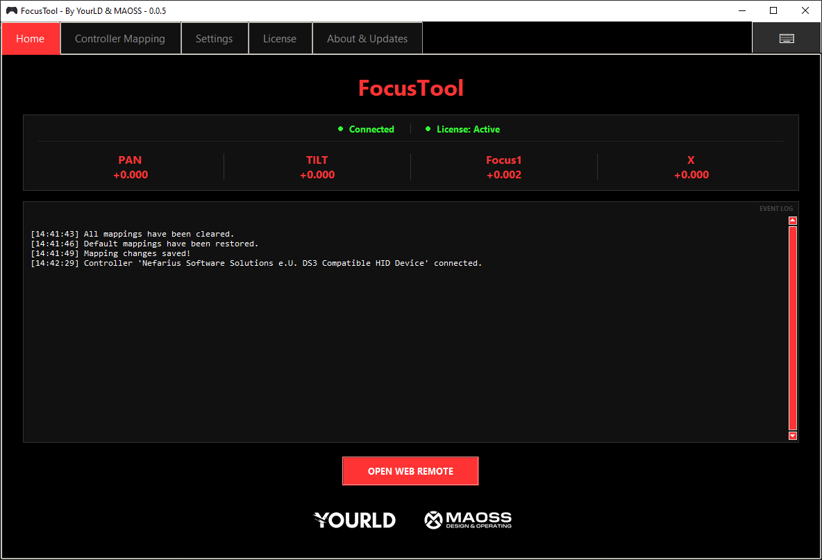 FocusTool – OSC and Telnet focus app for grandMA3, grandMA2 and ChamSys